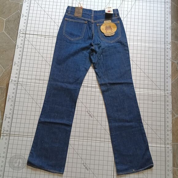 Red Engine Vintage Y2K  Blue Denim Bootcut Jeans NWT  27 - Picture 4 of 16